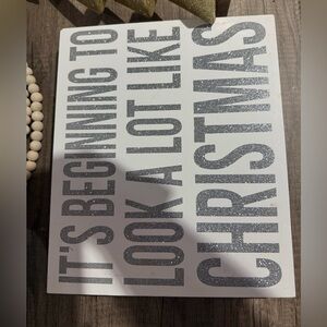 Christmas sign decor